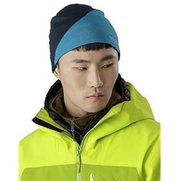 Arc’teryx Rise Toque Winter Beanie Hat Teal/Deep Green OS - Picture 9 of 10